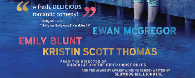 Starring Emily Blunt, Kristin Scott Thomas and Ewan McGregor